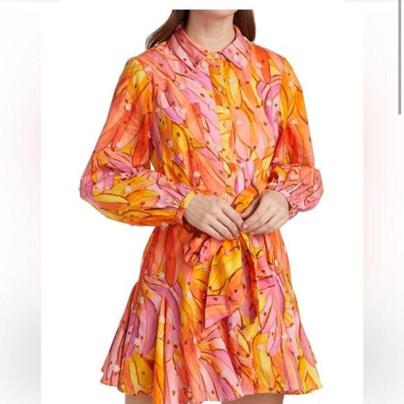 Farm Rio Pink Ombré Bananas mini dress - Picture 2 of 6